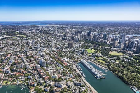 Aerial Image of WOOLOOMOOLOO