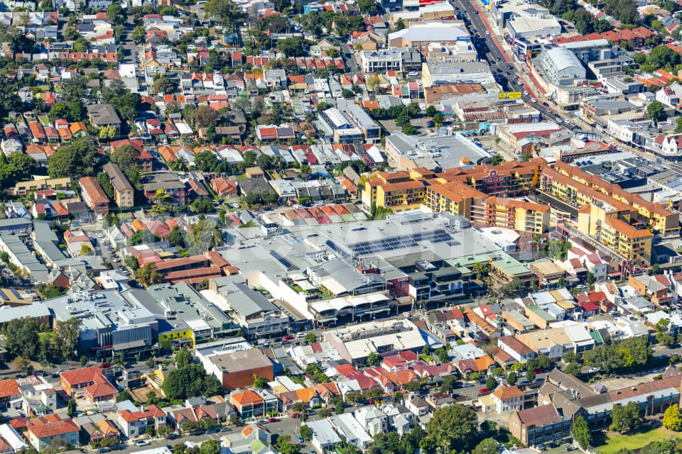 Aerial Image of The Italian Forum and Norton Plaza Leichhardt