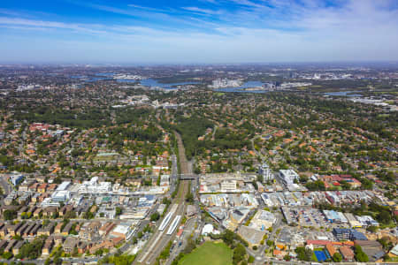 Aerial Image of EASTWOOD SHOPPING CENTRE