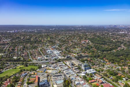 Aerial Image of EASTWOOD SHOPPING CENTRE