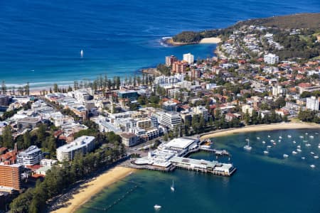 Aerial Image of MANLY WHARF