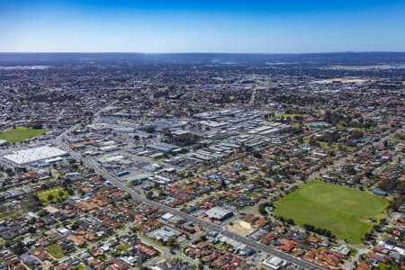 Aerial Image of MORLEY SHOPPING CENTRE