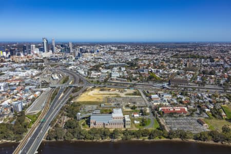 Aerial Image of EAST PERTH STATION