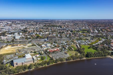 Aerial Image of EAST PERTH STATION