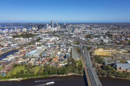 Aerial Image of EAST PERTH