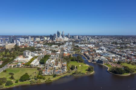Aerial Image of VICTORIA GARDENS EAST PERTH