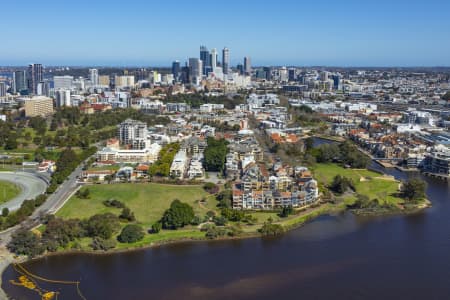 Aerial Image of VICTORIA GARDENS EAST PERTH