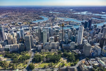 Aerial Image of SYDNEY CBD LOOKING TO THE WEST