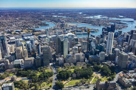 Aerial Image of SYDNEY CBD LOOKING TO THE WEST