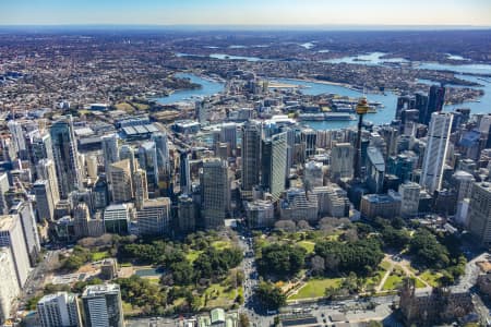 Aerial Image of SYDNEY CBD LOOKING TO THE WEST