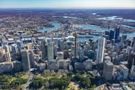 Aerial Image of SYDNEY CBD LOOKING TO THE WEST