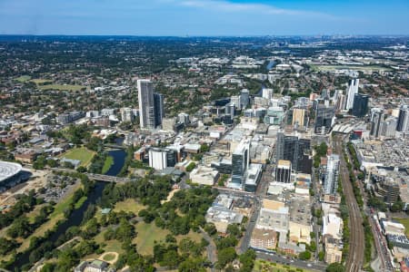 Aerial Image of PARRAMATTA CBD