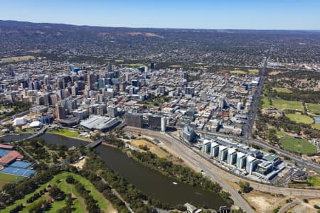 Aerial Image of ADELAIDE CBD