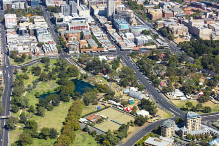 Aerial Image of ADELAIDE BOWLING CLUB AND ADELAIDE FRINGE FESTIVAL