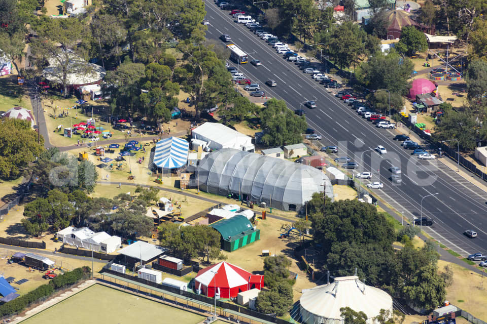 Aerial Image of Adelaide Bowling Club And Adelaide Fringe Festival