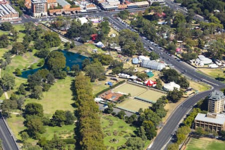 Aerial Image of ADELAIDE BOWLING CLUB AND ADELAIDE FRINGE FESTIVAL