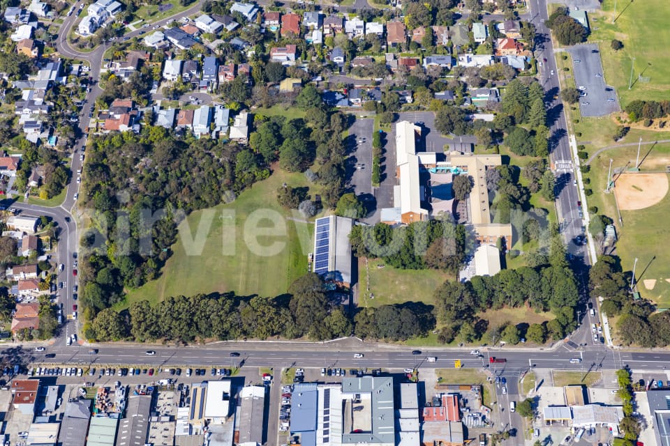 Aerial Image of Northern Beaches Secondary College Brookvale
