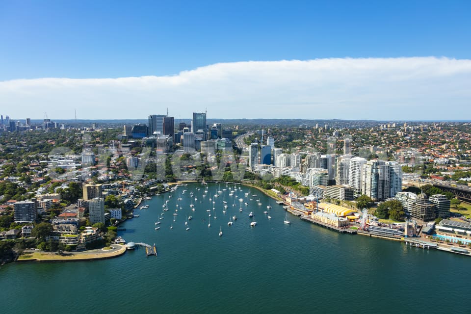 Aerial Image of Lavender Bay, McMahons Point