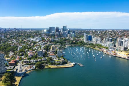 Aerial Image of LAVENDER BAY, MCMAHONS POINT