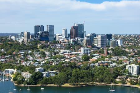 Aerial Image of MCMAHONS POINT