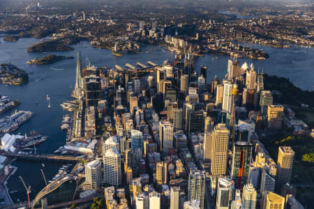 Aerial Image of SYDNEY DUSK