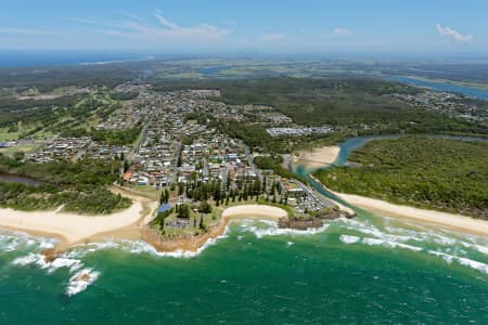 Aerial Image of AERIAL VIEW OF SOUTH WEST ROCKS
