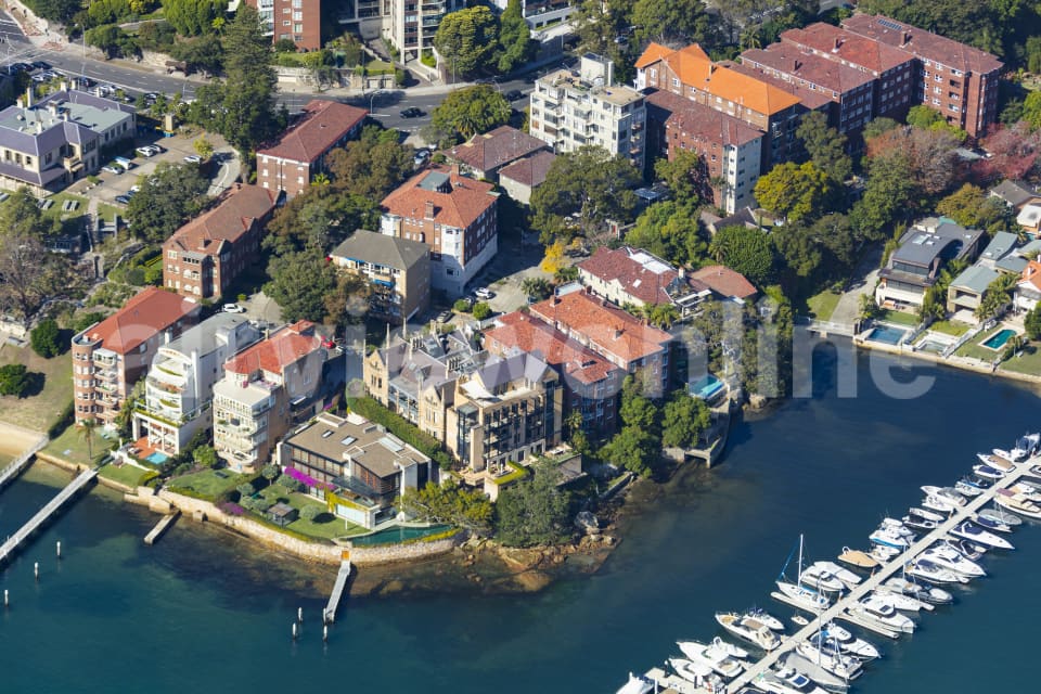 Aerial Image of Double Bay Luxury Homes