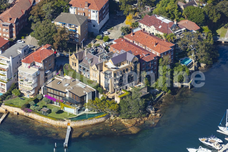 Aerial Image of Double Bay Luxury Homes