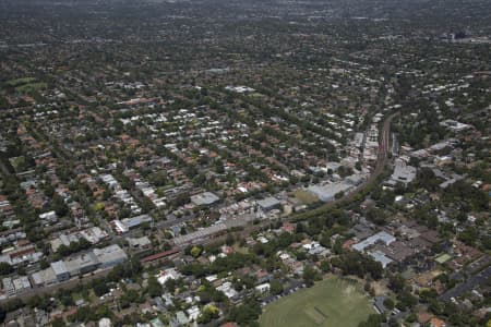 Aerial Image of STANLEY TERRACE, SURREY HILLS