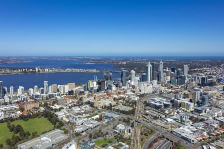 Aerial Image of EAST PERTH