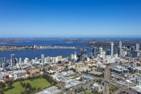 Aerial Image of EAST PERTH