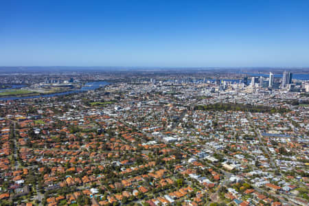 Aerial Image of MOUNT LAWLEY, PERTH WA