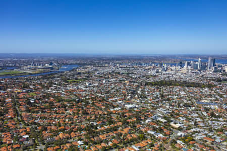Aerial Image of MOUNT LAWLEY, PERTH WA