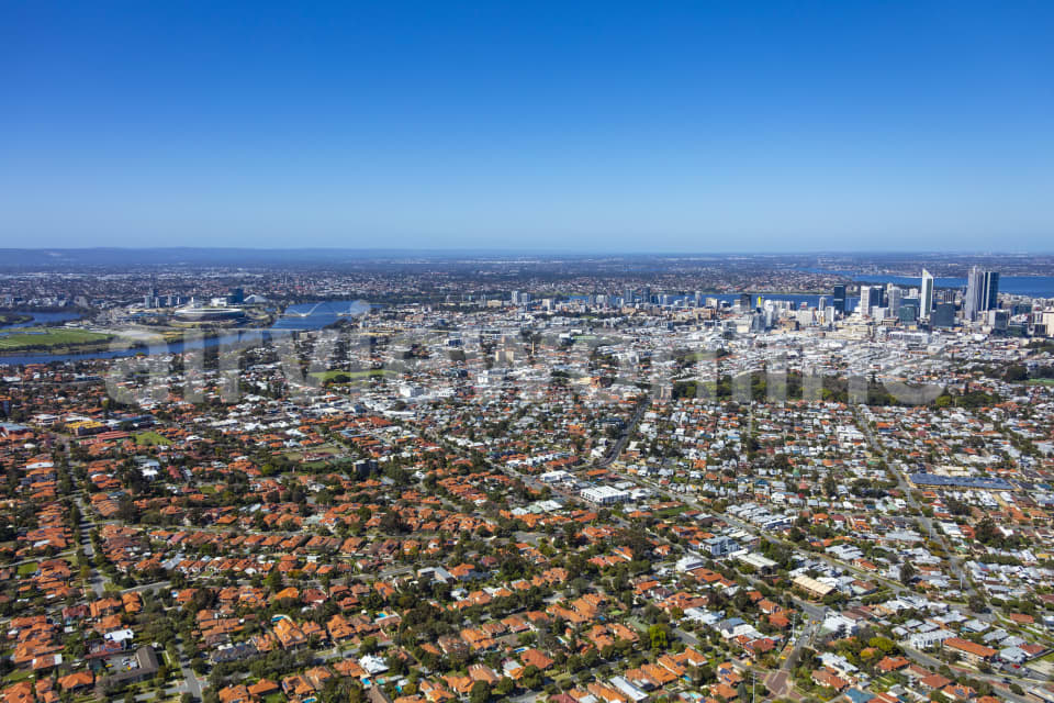 Aerial Image of Mount Lawley, Perth WA