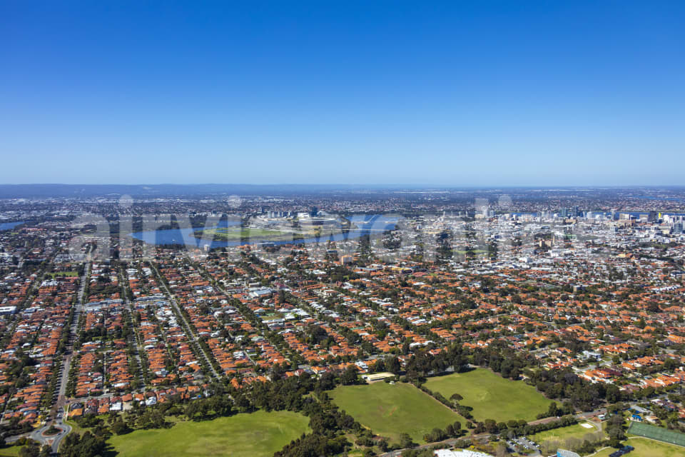 Aerial Image of Mount Lawley, Perth WA