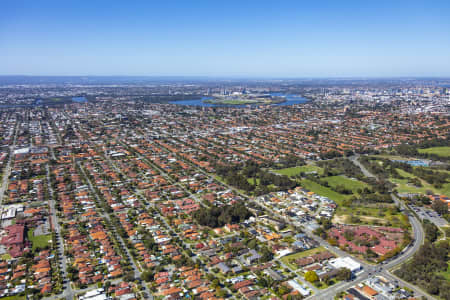 Aerial Image of INGLEWOOD, PERTH WA