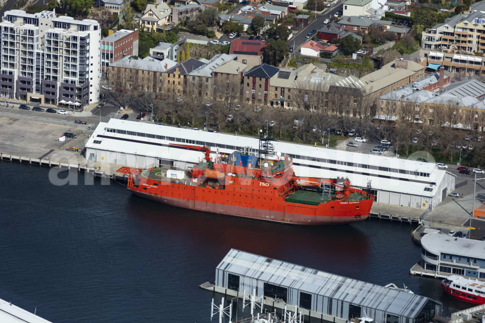 Aerial Image of Hobart CBD