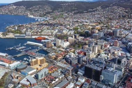 Aerial Image of HOBART CBD