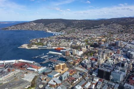 Aerial Image of HOBART CBD