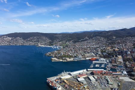 Aerial Image of HOBART CBD