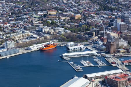 Aerial Image of HOBART CBD