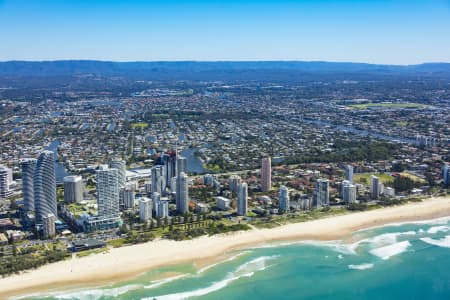 Aerial Image of BROADBEACH AND SURROUNDS