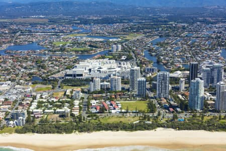 Aerial Image of PACIFIC FAIR SHOPPING CENTRE, BROADBEACH