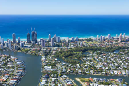 Aerial Image of BROADBEACH WATERS