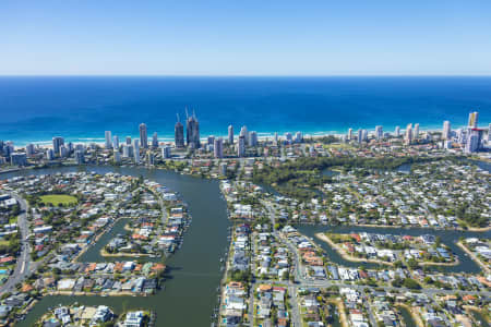 Aerial Image of BROADBEACH WATERS
