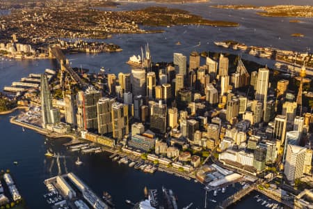 Aerial Image of SYDNEY DUSK