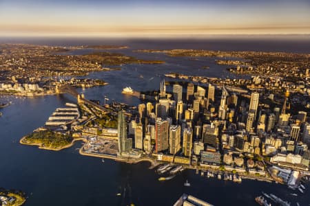 Aerial Image of SYDNEY DUSK