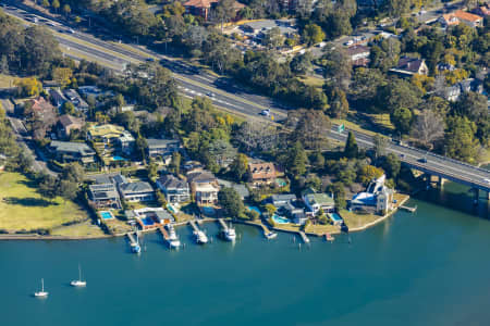 Aerial Image of HUNTERS HILL HOMES