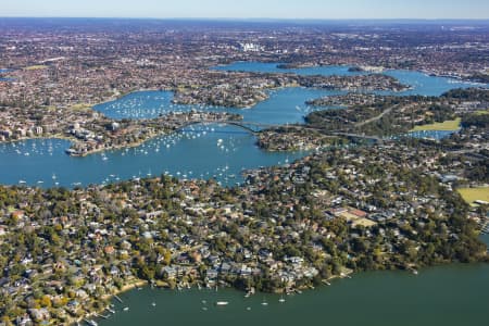 Aerial Image of HUNTERS HILL HOMES