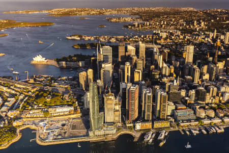 Aerial Image of SYDNEY DUSK